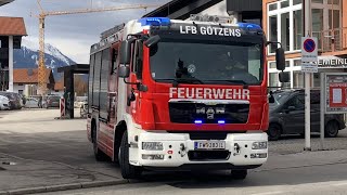 LFB FF Götzens  Einsatzfahrt [upl. by Lobell36]