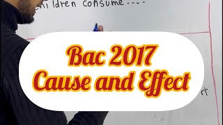 bac 2017 السبب والنتيجة [upl. by Graubert]