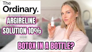 THE ORDINARY ARGIRELINE SOLUTION 10  DOES IT WORK [upl. by Kenna]