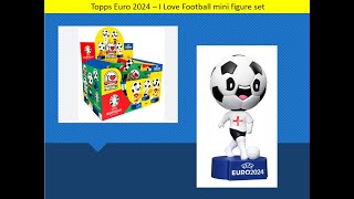 Topps COMPLETE Euro 2024  I love football Mini Figure set [upl. by Al]