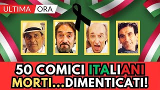 50 grandi ATTORI COMICI Italiani DIMENTICATI Morti [upl. by Edac]