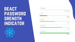 React Password Strength Indicator [upl. by Navonoj]