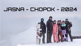 Snowboarding  Jasna Nizke Tatry  Slovakia 2024 [upl. by Oluap]