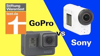 Test ActionCams GoPro Hero 5 vs Sony X3000R [upl. by Oisor]