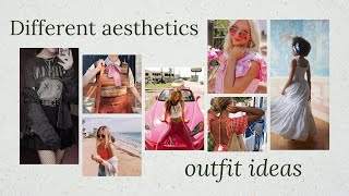 Outfit ideas different aesthetics Part 1 outfitideas fashioninspiration aestheticfashion [upl. by Atinrahs]