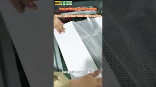 Precise efficiency millimeter cutting！Dream curtain laser fabric cutting machine blinds machine [upl. by Fiester]