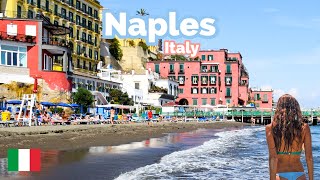 Naples Italy 🇮🇹  Where the City Lies in the Shadow of a Volcano 4KHDR Walking Tour ▶4 ½ Hours [upl. by Ahsiad]