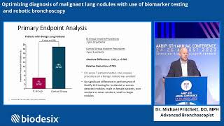 Optimizing Diagnosis of Malignant Lung Nodules with the Use of Biomarker Testing and Robotic Bronch [upl. by Aigil]