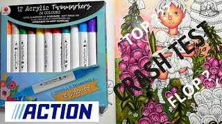 Acrylic Twinmarkers Action Top ou Flop [upl. by Juana559]