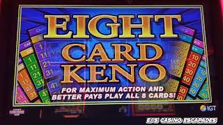 KENO  8 Card Session  Palms Casino [upl. by Ace]