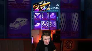 OPENING 5 GOD CRATES IN ROCKET LEAGUE [upl. by Dreda]