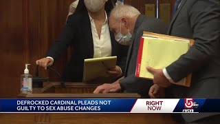 Defrocked cardinal pleads not guilty to sex abuse charges [upl. by Audras]