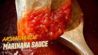 The BEST Homemade Marinara Sauce [upl. by Nolubez]