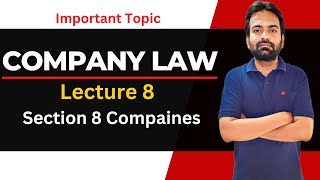 Company Law Lecture8  Section 8 company act 2013 [upl. by Alian156]