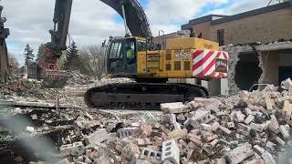 Video 13 more demolition of Merrill MiddleElementary School 108 w New York Ave [upl. by Airla233]