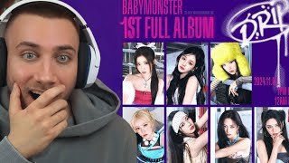 RORA BABYMONSTER DRIP VISUAL POSTER  REACTION [upl. by Junno]