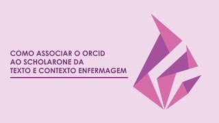 Como associar o ORCID ao ScholarOne da TCE [upl. by Slayton445]