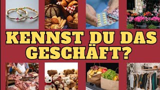 Kennst du das Geschäft🏪🛍️🛒 Teste dein Wissen🤔📚👀 [upl. by Nytsirk]