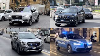 COMPILATION POLIZIA DI STATO IN EMERGENZA E SIRENAITALIAN STATE POLICE IN EMERGENCY [upl. by Kessiah912]