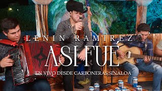 Asi Fue  Lenin Ramirez En Vivo [upl. by Ahsila366]