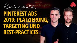 Pinterest Ads 2019 Platzierung Targeting und Best Practices  morefire Kneipentalk [upl. by Nitsirt]