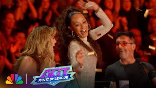 Golden Buzzer Moment  Billy amp Emily England  AGT Fantasy League 2024 [upl. by Atiuqrehs]