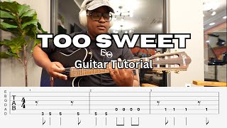 Too Sweet by Hozier  Guitar Tutorial [upl. by Eniamrehc]