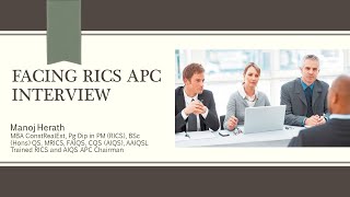 Facing RICS APC Interivew Webinar Part 2 of 2  Preparing for RICS Final Assessment [upl. by Older387]