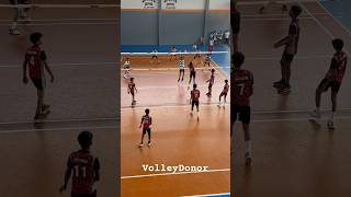 Rally 😱School Boys 😍Attack😱Defence😲 volleyball volleydonor volley shorts football futsal [upl. by Arihk280]