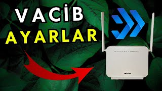 Sürətli İnternet Üçün Vacib Ayarlar 😱 Yeni Fiber Optik Nokia Modem [upl. by Stanhope]