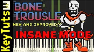 NEW AND IMPROVED  Learn to Play Bonetrousle from Undertale  Insane Mode [upl. by Hans]