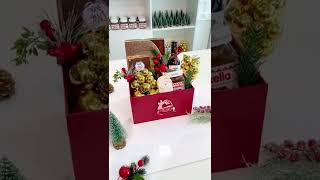 Elegantly Wrapped Christmas Hampers Full of Chocolates Wine And More [upl. by Amsaj254]