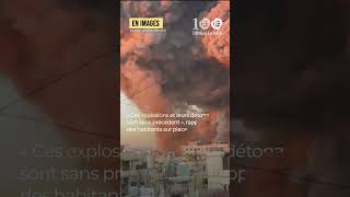 Bombardement massif sur la banlieue sud de Beyrouth [upl. by Penoyer757]