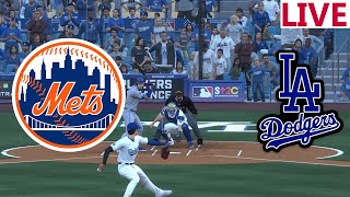 🔴LIVE 🔴New York Mets VS Los Angeles Dodgers League championship series October 13MLB THE SHOW 24 [upl. by Leuamme]