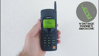 Nokia 2164 NHK4RY AKA Orange 51  Mobile phone menu browse ringtones [upl. by Nnairet]