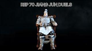 For Honor  Rep 70 Jiang Jun Duels [upl. by Amihsat]