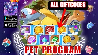 Pet Program amp All 6 Giftcodes  6 Free Codes Pet Program  How to Redeem [upl. by Leahcimnhoj]