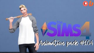 Sims 4  Animation pack 104 DOWNLOAD [upl. by Christy]