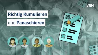 Kumulieren und Panaschieren bei der Kommunalwahl So geht’s [upl. by Ahsatal]