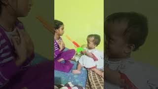 Bushra looting her cousin cute cutebaby funny [upl. by Elvie]