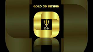 3D logo design in Coreldraw logodesign youtubeshorts trendingreels viralreels shorts youtube [upl. by Asyral]