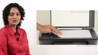 HP Deskjet 2050  Scanning a Document  Preview [upl. by Tammy]