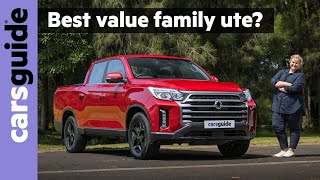 SsangYong Musso 2024 review XLV Ultimate  Cheap dualcab ute alternative to Ford Ranger 4x4 tested [upl. by Bocaj]