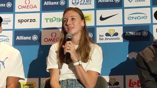 Femke Bol before 2024 Brussels DL [upl. by Atilam]