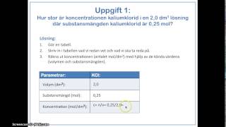 Beräkna koncentrationen [upl. by Flanagan874]