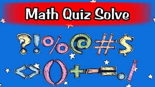 Quiz Games Math Quiz ForAll quiz games math solve fypシ 4k [upl. by Zed]