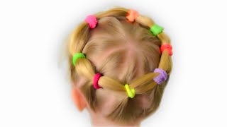 Cute Hairstyle for Girls  Summer Hairstyles with Braided Pigtails  Hairstyles by LittleGirlHair [upl. by Wooster]