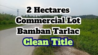 Sobrang Ganda ng Property 2 Hectares Bamban Tarlac  Lot For Sale  Commercial Lot [upl. by Avictor]