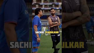 Virat kohli meets Sachin Tendulkar  podcast viratkohli facts india shorts [upl. by Evannia]