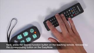 How to program the EasyMote TV Remote by Continuus [upl. by Sigrid935]